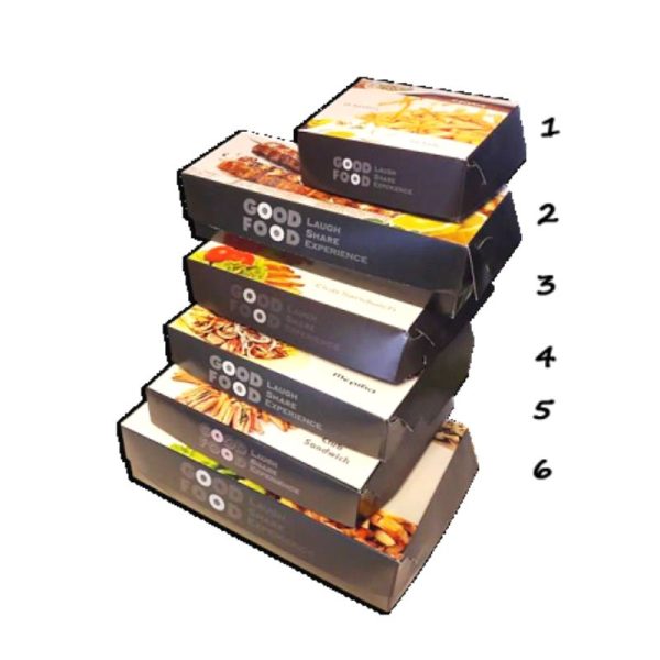 Κουτιά Ψητοπωλείου Χάρτινα [6 μεγέθη] 1kg