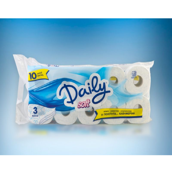 Daily χαρτί υγείας-10ρολλά