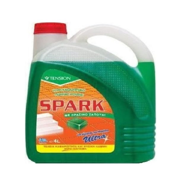Spark Utra Καθαριστικό γενικής χρήσης με πράσινο σαπούνι 4lt