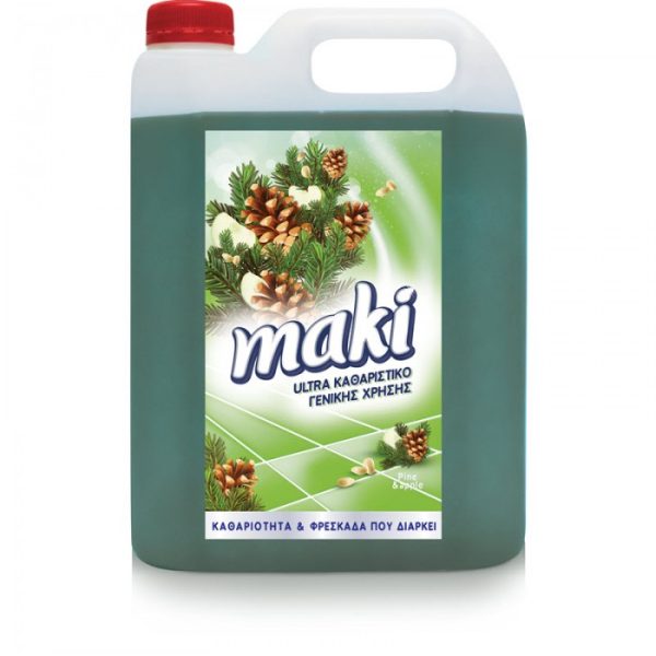 ULTRA ΓΕΝΙΚΟΥ ΚΑΘΑΡΙΣΜΟΥ PINE & APPLE 4LT MAKI