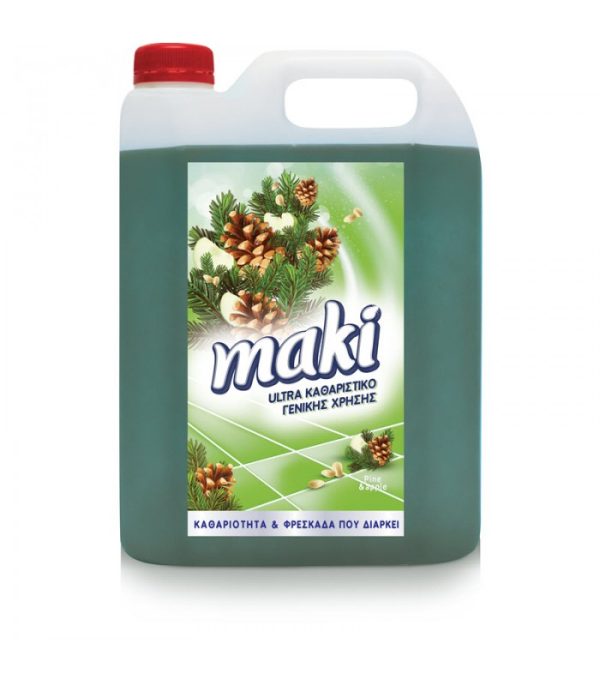 ULTRA ΓΕΝΙΚΟΥ ΚΑΘΑΡΙΣΜΟΥ PINE & APPLE 4LT MAKI