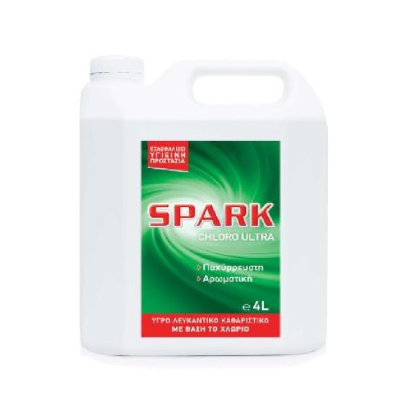 ΧΛΩΡΙΝΗ Spark Chloro Ultra (Λευκό Παχύρευστο) 4lt